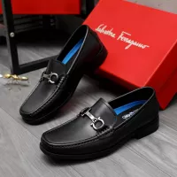 Cheap Salvatore Ferragamo Leather Shoes For Men #1356491 Replica Wholesale [$92.00 USD] [ITEM#1356491] on Replica Salvatore Ferragamo Leather Shoes