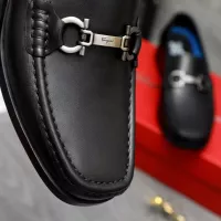 Cheap Salvatore Ferragamo Leather Shoes For Men #1356491 Replica Wholesale [$92.00 USD] [ITEM#1356491] on Replica Salvatore Ferragamo Leather Shoes
