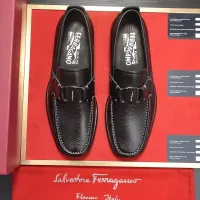 Cheap Salvatore Ferragamo Leather Shoes For Men #1356492 Replica Wholesale [$96.00 USD] [ITEM#1356492] on Replica Salvatore Ferragamo Leather Shoes