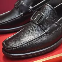 Cheap Salvatore Ferragamo Leather Shoes For Men #1356492 Replica Wholesale [$96.00 USD] [ITEM#1356492] on Replica Salvatore Ferragamo Leather Shoes