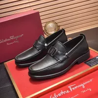 Cheap Salvatore Ferragamo Leather Shoes For Men #1356493 Replica Wholesale [$96.00 USD] [ITEM#1356493] on Replica Salvatore Ferragamo Leather Shoes
