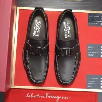Cheap Salvatore Ferragamo Leather Shoes For Men #1356493 Replica Wholesale [$96.00 USD] [ITEM#1356493] on Replica Salvatore Ferragamo Leather Shoes