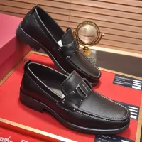 Cheap Salvatore Ferragamo Leather Shoes For Men #1356493 Replica Wholesale [$96.00 USD] [ITEM#1356493] on Replica Salvatore Ferragamo Leather Shoes
