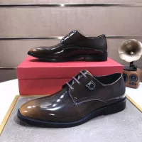 Cheap Salvatore Ferragamo Leather Shoes For Men #1356497 Replica Wholesale [$100.00 USD] [ITEM#1356497] on Replica Salvatore Ferragamo Leather Shoes