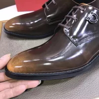 Cheap Salvatore Ferragamo Leather Shoes For Men #1356497 Replica Wholesale [$100.00 USD] [ITEM#1356497] on Replica Salvatore Ferragamo Leather Shoes