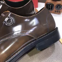 Cheap Salvatore Ferragamo Leather Shoes For Men #1356497 Replica Wholesale [$100.00 USD] [ITEM#1356497] on Replica Salvatore Ferragamo Leather Shoes