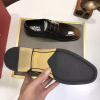 Cheap Salvatore Ferragamo Leather Shoes For Men #1356497 Replica Wholesale [$100.00 USD] [ITEM#1356497] on Replica Salvatore Ferragamo Leather Shoes