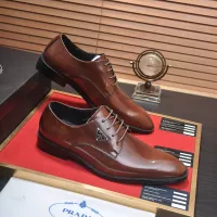 Cheap Prada Leather Shoes For Men #1356518 Replica Wholesale [$100.00 USD] [ITEM#1356518] on Replica Prada Leather Shoes