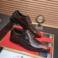 Cheap Prada Leather Shoes For Men #1356519 Replica Wholesale [$100.00 USD] [ITEM#1356519] on Replica Prada Leather Shoes