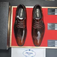 Cheap Prada Leather Shoes For Men #1356519 Replica Wholesale [$100.00 USD] [ITEM#1356519] on Replica Prada Leather Shoes