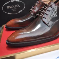Cheap Prada Leather Shoes For Men #1356519 Replica Wholesale [$100.00 USD] [ITEM#1356519] on Replica Prada Leather Shoes
