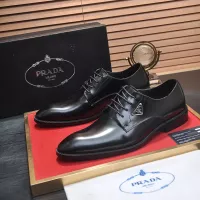 Cheap Prada Leather Shoes For Men #1356520 Replica Wholesale [$100.00 USD] [ITEM#1356520] on Replica Prada Leather Shoes
