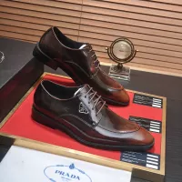 Cheap Prada Leather Shoes For Men #1356521 Replica Wholesale [$100.00 USD] [ITEM#1356521] on Replica Prada Leather Shoes