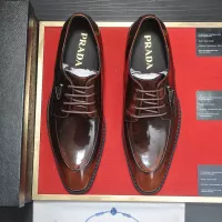 Cheap Prada Leather Shoes For Men #1356521 Replica Wholesale [$100.00 USD] [ITEM#1356521] on Replica Prada Leather Shoes