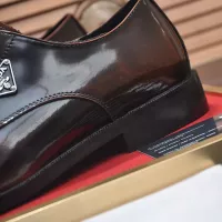 Cheap Prada Leather Shoes For Men #1356521 Replica Wholesale [$100.00 USD] [ITEM#1356521] on Replica Prada Leather Shoes