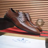 Cheap Prada Leather Shoes For Men #1356523 Replica Wholesale [$100.00 USD] [ITEM#1356523] on Replica Prada Leather Shoes