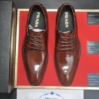 Cheap Prada Leather Shoes For Men #1356523 Replica Wholesale [$100.00 USD] [ITEM#1356523] on Replica Prada Leather Shoes
