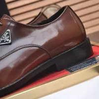 Cheap Prada Leather Shoes For Men #1356523 Replica Wholesale [$100.00 USD] [ITEM#1356523] on Replica Prada Leather Shoes