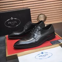 Cheap Prada Leather Shoes For Men #1356524 Replica Wholesale [$100.00 USD] [ITEM#1356524] on Replica Prada Leather Shoes