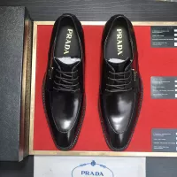 Cheap Prada Leather Shoes For Men #1356524 Replica Wholesale [$100.00 USD] [ITEM#1356524] on Replica Prada Leather Shoes