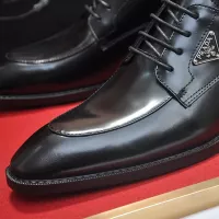 Cheap Prada Leather Shoes For Men #1356524 Replica Wholesale [$100.00 USD] [ITEM#1356524] on Replica Prada Leather Shoes