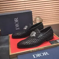 Cheap Christian Dior Leather Shoes For Men #1356531 Replica Wholesale [$98.00 USD] [ITEM#1356531] on Replica Christian Dior Leather Shoes
