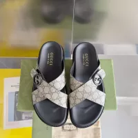 Cheap Gucci Slippers For Men #1356676 Replica Wholesale [$60.00 USD] [ITEM#1356676] on Replica Gucci Slippers