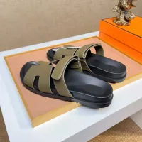 Cheap Hermes Slippers For Men #1356873 Replica Wholesale [$56.00 USD] [ITEM#1356873] on Replica Hermes Slippers