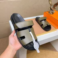 Cheap Hermes Slippers For Men #1356873 Replica Wholesale [$56.00 USD] [ITEM#1356873] on Replica Hermes Slippers