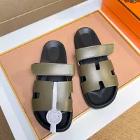 Cheap Hermes Slippers For Men #1356873 Replica Wholesale [$56.00 USD] [ITEM#1356873] on Replica Hermes Slippers