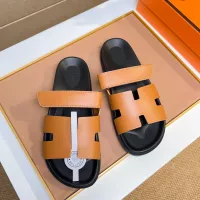 Cheap Hermes Slippers For Men #1356879 Replica Wholesale [$56.00 USD] [ITEM#1356879] on Replica Hermes Slippers
