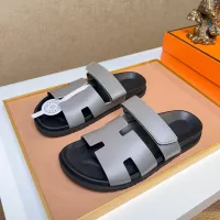 Cheap Hermes Slippers For Men #1356881 Replica Wholesale [$56.00 USD] [ITEM#1356881] on Replica Hermes Slippers