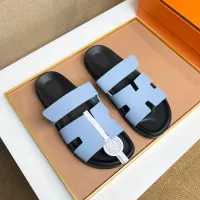 Cheap Hermes Slippers For Men #1356887 Replica Wholesale [$56.00 USD] [ITEM#1356887] on Replica Hermes Slippers