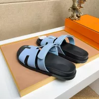 Cheap Hermes Slippers For Men #1356887 Replica Wholesale [$56.00 USD] [ITEM#1356887] on Replica Hermes Slippers