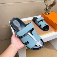 Cheap Hermes Slippers For Men #1356889 Replica Wholesale [$56.00 USD] [ITEM#1356889] on Replica Hermes Slippers