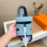 Cheap Hermes Slippers For Men #1356889 Replica Wholesale [$56.00 USD] [ITEM#1356889] on Replica Hermes Slippers