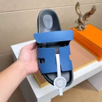 Cheap Hermes Slippers For Men #1356892 Replica Wholesale [$56.00 USD] [ITEM#1356892] on Replica Hermes Slippers