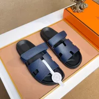 Cheap Hermes Slippers For Men #1356896 Replica Wholesale [$56.00 USD] [ITEM#1356896] on Replica Hermes Slippers