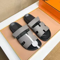 Cheap Hermes Slippers For Men #1356903 Replica Wholesale [$56.00 USD] [ITEM#1356903] on Replica Hermes Slippers