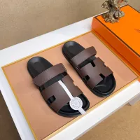 Cheap Hermes Slippers For Men #1356908 Replica Wholesale [$56.00 USD] [ITEM#1356908] on Replica Hermes Slippers