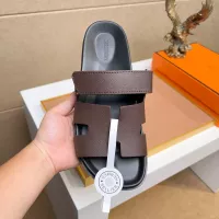 Cheap Hermes Slippers For Men #1356908 Replica Wholesale [$56.00 USD] [ITEM#1356908] on Replica Hermes Slippers