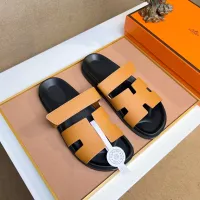Cheap Hermes Slippers For Men #1356910 Replica Wholesale [$56.00 USD] [ITEM#1356910] on Replica Hermes Slippers