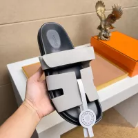 Cheap Hermes Slippers For Men #1356916 Replica Wholesale [$56.00 USD] [ITEM#1356916] on Replica Hermes Slippers
