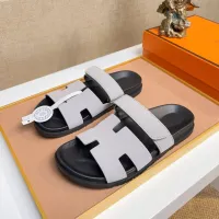 Cheap Hermes Slippers For Men #1356919 Replica Wholesale [$56.00 USD] [ITEM#1356919] on Replica Hermes Slippers