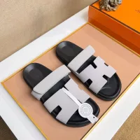 Cheap Hermes Slippers For Men #1356919 Replica Wholesale [$56.00 USD] [ITEM#1356919] on Replica Hermes Slippers
