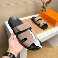 Cheap Hermes Slippers For Men #1356923 Replica Wholesale [$56.00 USD] [ITEM#1356923] on Replica Hermes Slippers
