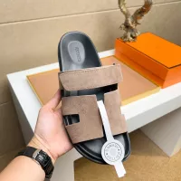 Cheap Hermes Slippers For Men #1356923 Replica Wholesale [$56.00 USD] [ITEM#1356923] on Replica Hermes Slippers