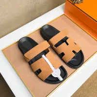 Cheap Hermes Slippers For Men #1356928 Replica Wholesale [$56.00 USD] [ITEM#1356928] on Replica Hermes Slippers
