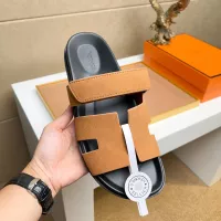Cheap Hermes Slippers For Men #1356928 Replica Wholesale [$56.00 USD] [ITEM#1356928] on Replica Hermes Slippers