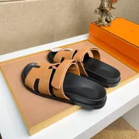 Cheap Hermes Slippers For Men #1356928 Replica Wholesale [$56.00 USD] [ITEM#1356928] on Replica Hermes Slippers